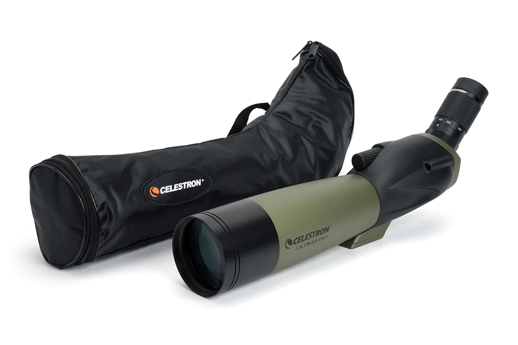 Ultima 60x Zoom Spotting Scope with Panning Tripod