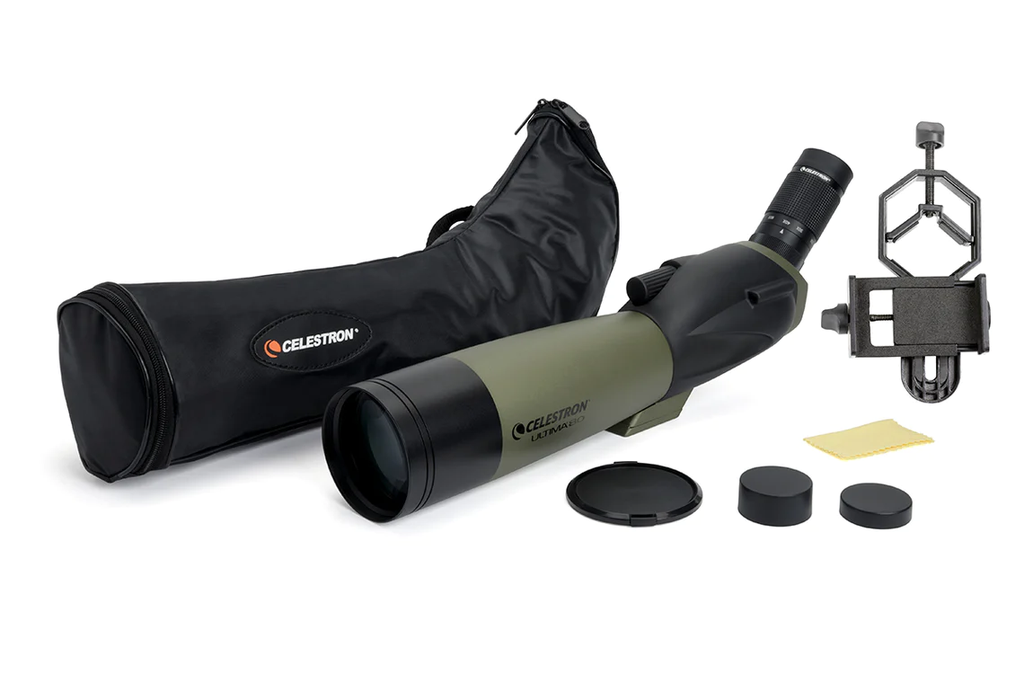 Ultima 60x Zoom Spotting Scope with Panning Tripod