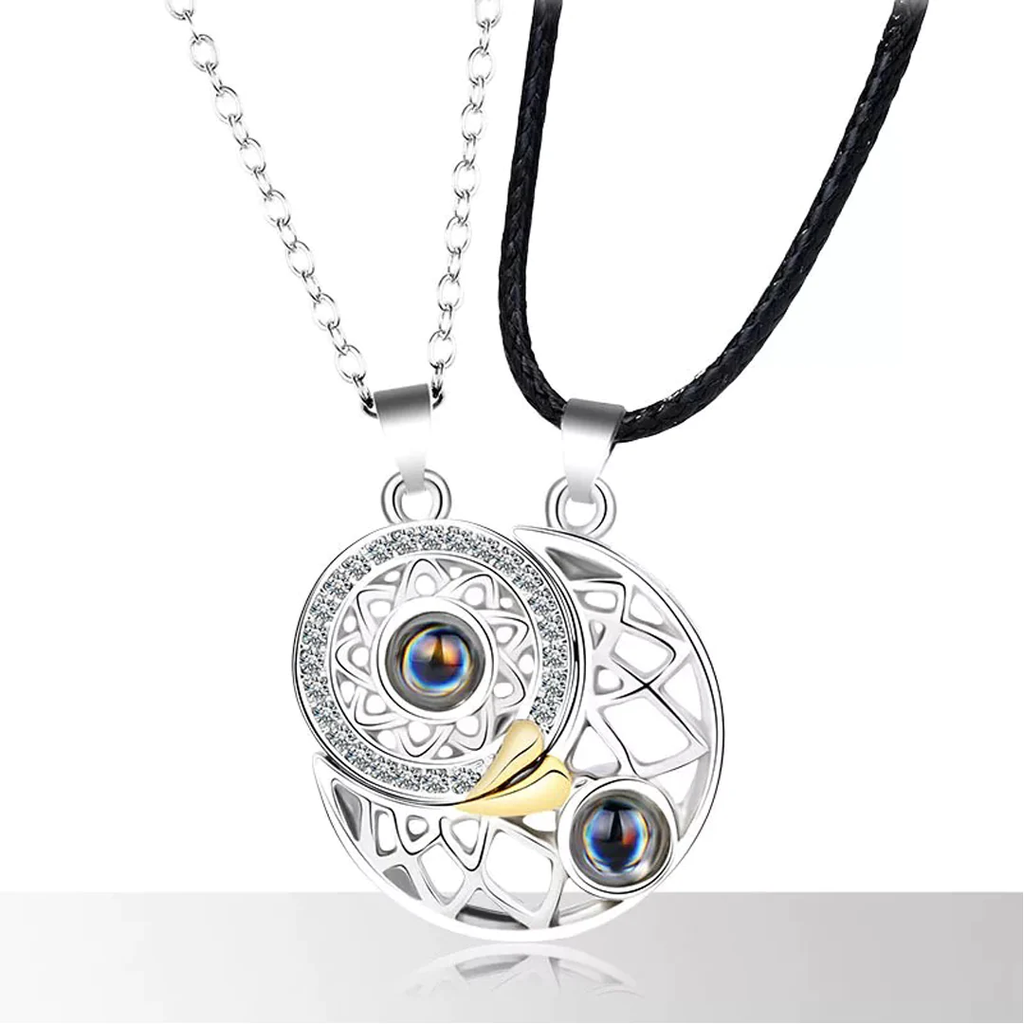 [IKA-617] Sun & Moon Eternal Bond Necklaces