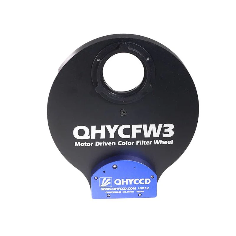 [QHY-CFW3S-SR] QHY CFW3 Small Color Filter Wheel - 1.25" or 31 mm 7 Position - Standard Thickness